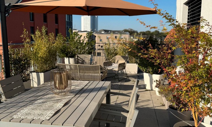 Rostock Appartement | Penthouse de 180 m² avec 2 chambres, terrasse et parking souterrain