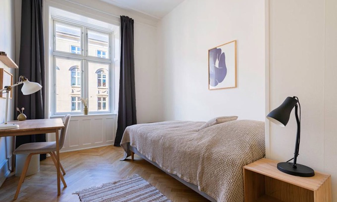 Copenhagen K Station Balnéaire | 186 m² Chambre privée ∙ 1 chambre ∙ 1 personne