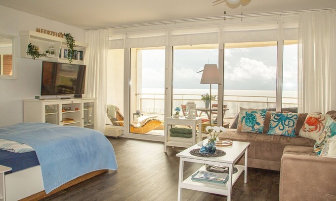 Innenhafen Appartement | 189 Apartment Meerzeit - Meerzeit Apartment mit Südbalkon und Meerblick