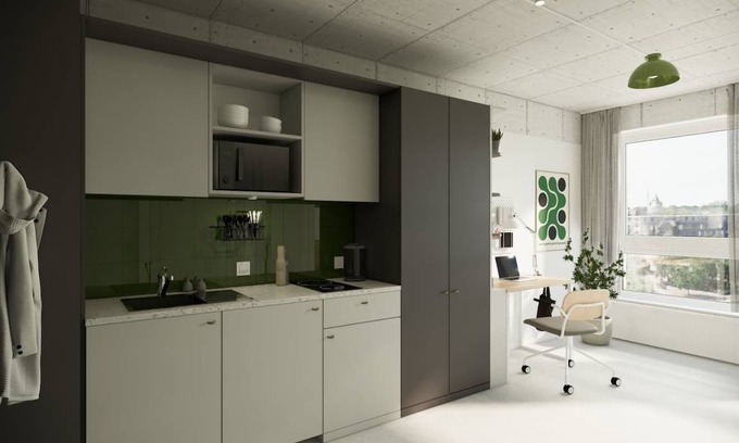 Krakow Station Balnéaire | 19 m² Chambre privée ∙ 1 chambre ∙ 1 personne
