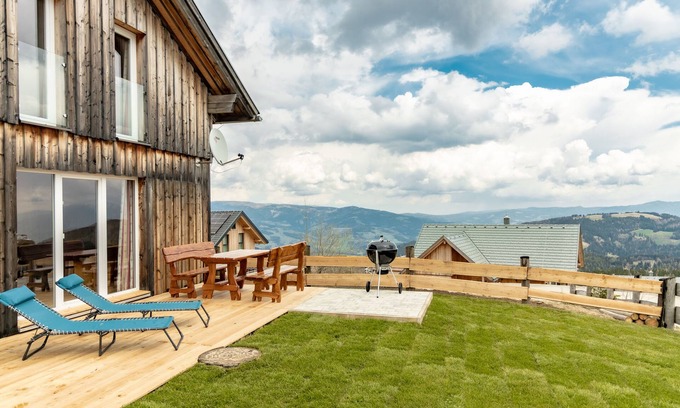 Bad Sankt Leonhard im Lavanttal Chalet De Ski | 1A Chalet "Eck" Dream Panorama in hiking area