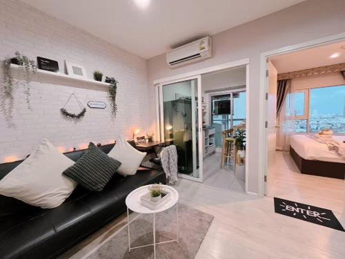 Thon Buri Appartement | 1BR Walk 1min to BTS 3min Mall Tapra WiFi 500MB