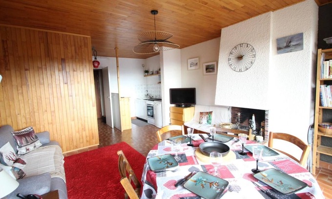Chamrousse Appartement | 1.o piso, balcón, tv, local para esquís, 55m², Chamrousse