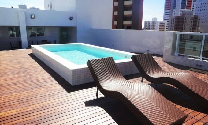 Tambau Appartement | Appartement 2 chambres à Tambau avec piscine sur le toit