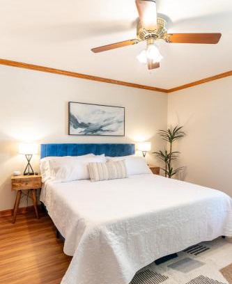 Cary Maison | 2 Bedroom ,King Bed,Tvs, Kids essentials, office, Grill, Crib, in Bond park