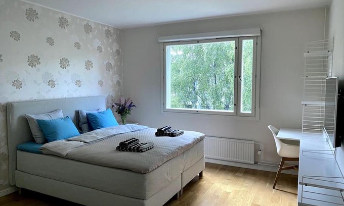 Espoo Appartement | 2 br apartment w/balcony, wifi, parking