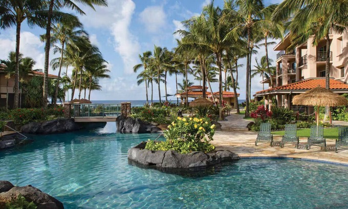 Poipu Station Balnéaire | 2 BR Marriott Beachfront Villa - Island View