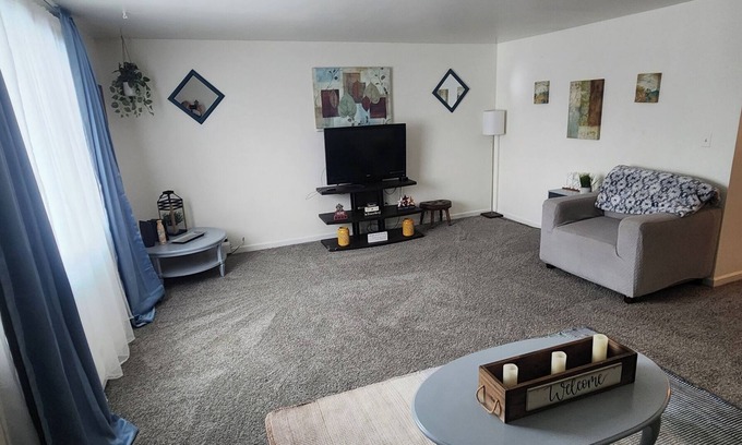 Vestal Maison | 2 large Bdrm 1 bath, living room with eat in kitchen and private deck