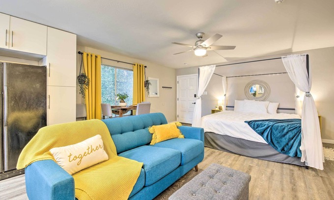 Tempe Appartement | 2 Mi to ASU: Studio w/ Private Hot Tub in Tempe