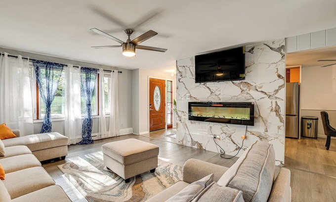 Waterbury Maison | 2 Mi to Town: Home w/ Patio & Yard in Waterbury!