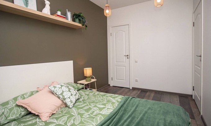 Andrejsala Appartement | 2 Room, 1BR APT for Up to 4 guests in Andrejsala area. River side. Free Parking.