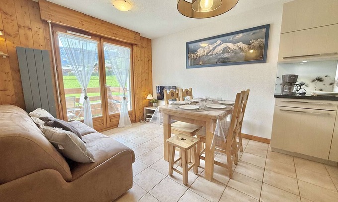 Praz-sur-Arly Appartement | Appartement 2 pièces cabine à Praz-sur-Arly - 6 personnes avec parking
