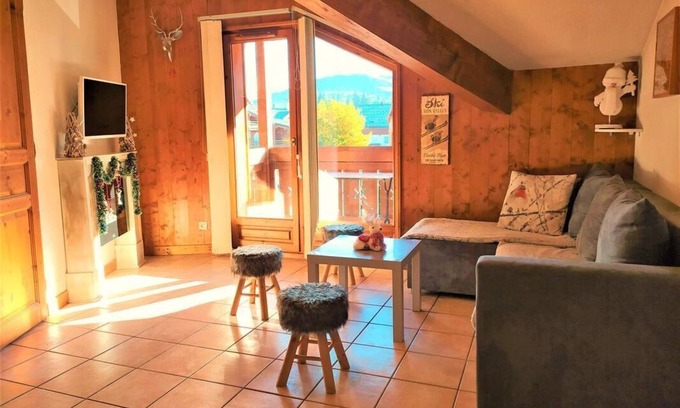 Praz-sur-Arly Appartement | 2 pièces+cabine 6 personnes -200M Pistes Praz Sur Arly