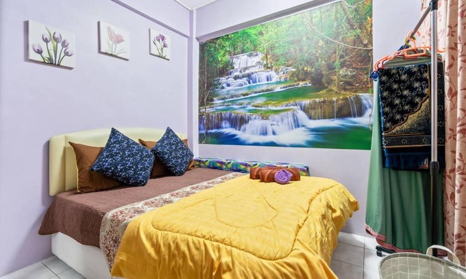 Rawang Appartement | 2 scenic air cond bedrooms, 1 room ceiling fan, near Bandar Rawang