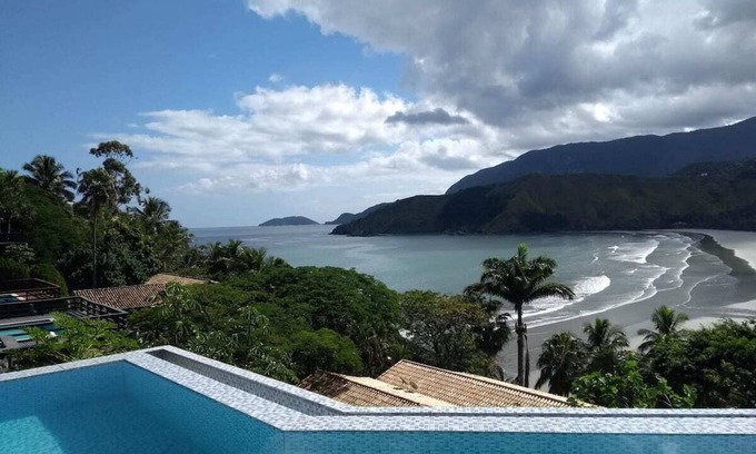 Praia de Barequecaba Maison | Mirante de Barequeçaba - panoramic view and infinity pool