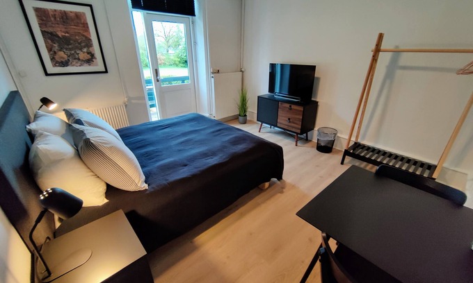 Hovedgard Lit Et Petit-Déjeuner | 2 x Double Room with Terrace - Provstegården Bed & Breakfast
