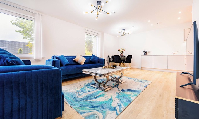 Royal Docks Appartement | -20% LUX Riverside Duplex Masionette By LCY/ExCeL I <20min to Central London