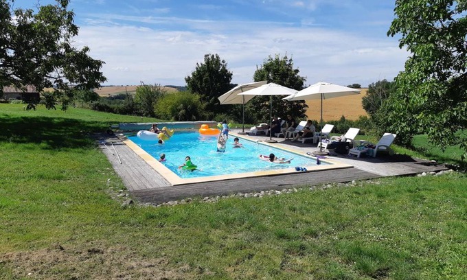 Cuq-Toulza Maison | 200 m² Gîte ∙ 5 chambres ∙ 10 personnes
