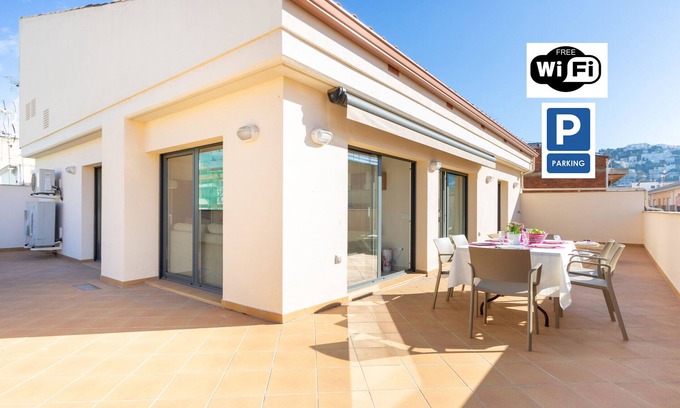 Roses Town Center Appartement | 2000-FRANCESC MACIA Duplex avec wifi près de la plage