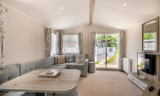 Westmarsh Maison | 2018-2020: 12ft-wide caravan ideal for small families with one double and one twin.