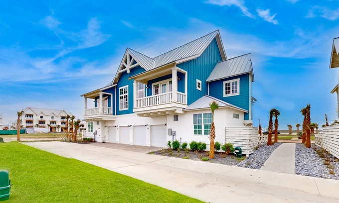 Port Aransas Maison | 205 m² Duplex ∙ 4 chambres ∙ 8 personnes