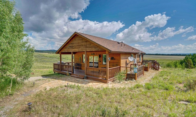 Warm Springs Cabine | 24-00050 Mtn Views & Deck: Fairplay Cabin