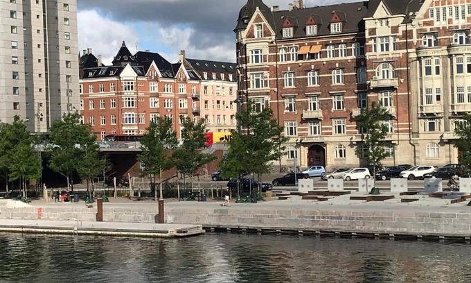 Copenhagen City Centre Lit Et Petit-Déjeuner | 24 m² Chambre d'hôtes ∙ 3 personnes
