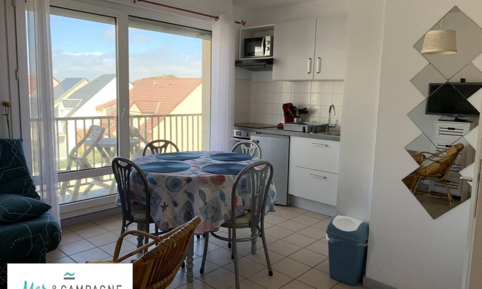 Fort-Mahon-Plage Appartement | 25 m² Studio ∙ 1 chambre ∙ 4 personnes