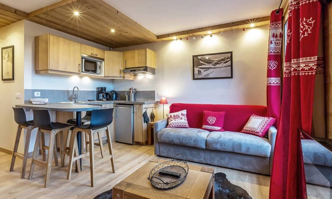 Meribel-Mottaret Appartement | 28 m² Studio ∙ 1 chambre ∙ 4 personnes