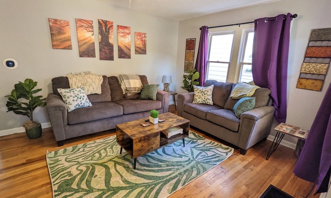 Springfield Maison | 2b1b fenced backyard with deck, outdoor space near hospitals