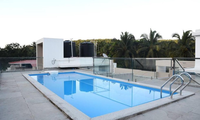 Bogmolo Appartement | 2BHK AC Apartment with Swimming pool close to beach and Airport!