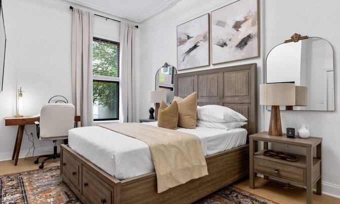 Harlem Appartement | 2BR/2BA in Historic Brownstone near Subway