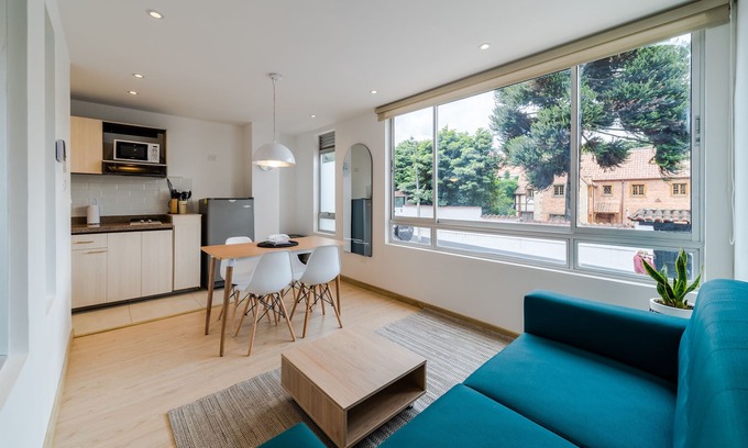 Financial District Appartement | 2BRR Cozy Apartment in Zona G with Laundry Facilities + Wifi