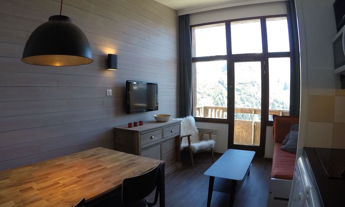 Avoriaz Appartement | 2p Avoriaz Falaise, planta superior, orientación sur, vista excepcional