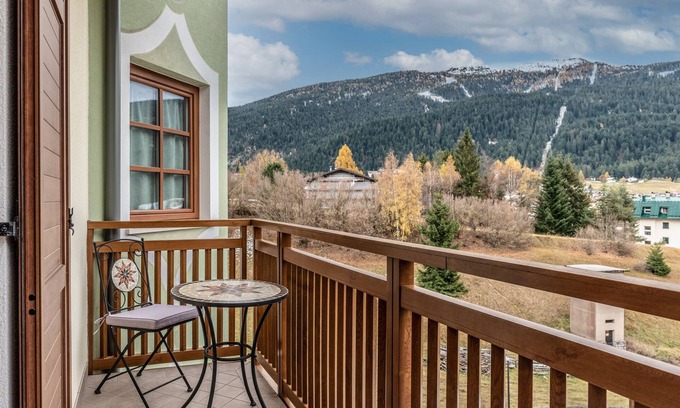 Andalo Appartement | 2R-Apt Bucaneve at the 2nd floor w/v iew; ski room, parking, wi-fi