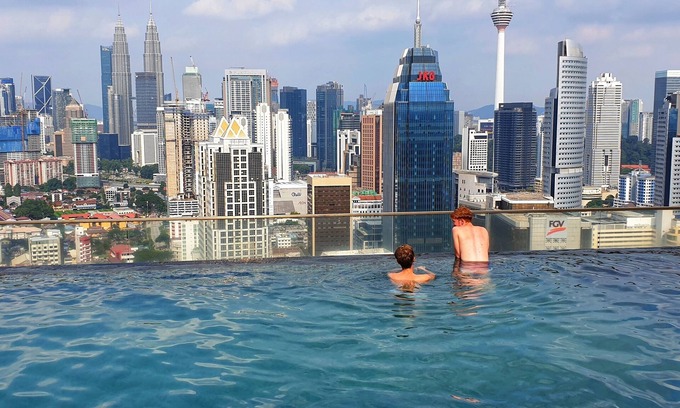 Chow Kit Copropriété | 2R apt près du centre ville KLCC avec piscine à débordement