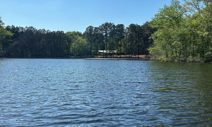 Harperville Cabine | 3-bedroom cabin nestled on 80 acres with WiFi, AC on private 5-acre lake.