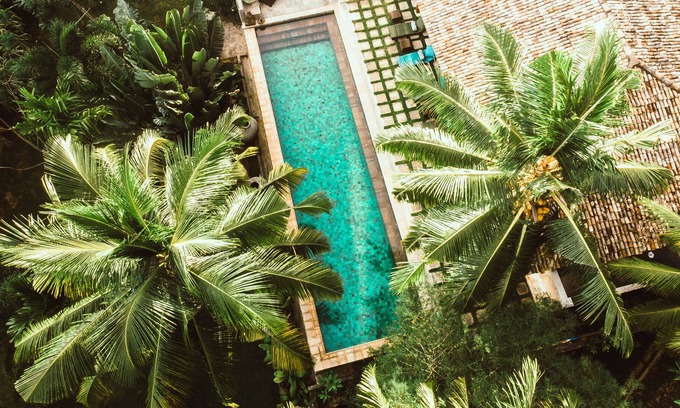 Weligama Villa | Villa de luxe, piscine d'eau salée, pour maximum 6 adultes et 2 enfants