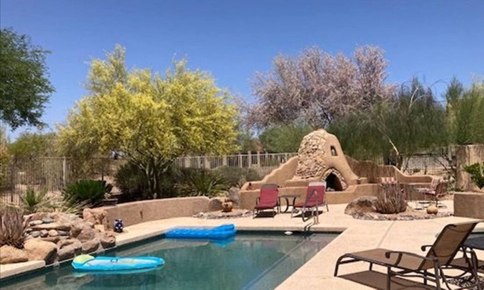 Tonto Verde Maison | Maison de vacances de 3 BR sur le terrain de golf avec piscine arrière privée / bain à remous / cheminée