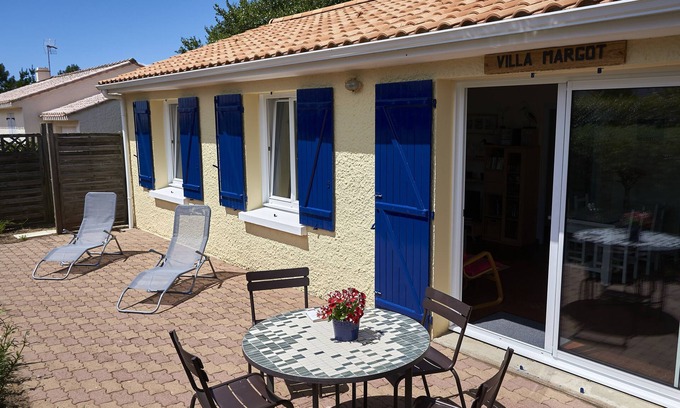 Saint-Michel-Chef-Chef Maison | Villa indépendante 3*, 80 mètres de la mer, plages et forêt