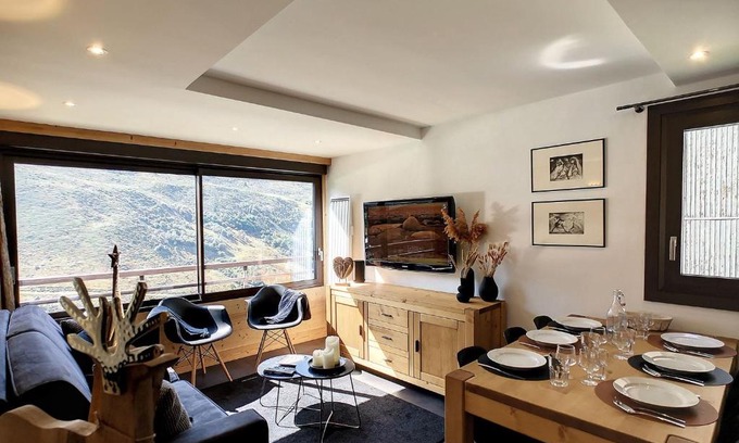 Les Menuires Appartement | 3 pièces rénové 6 pers, ski aux pieds WiFi - FR-1-178-68