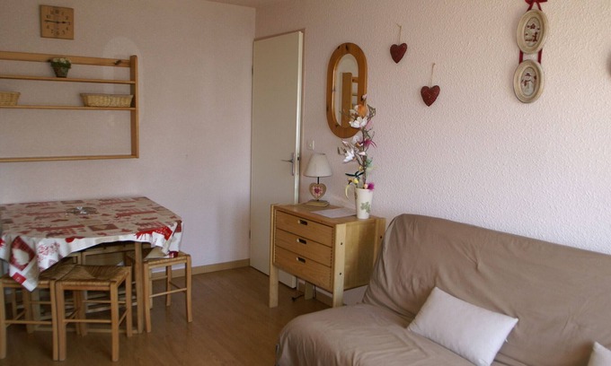 Prapoutel Appartement | 3-room apartment at the foot of the slopes with balcony and double bed