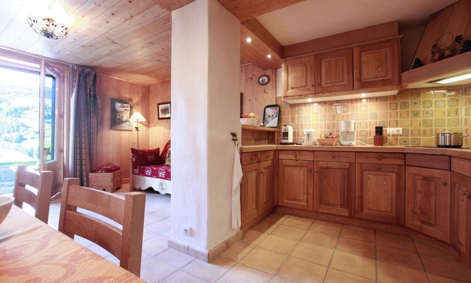 Megeve Appartement | A Megève près des pistes de ski ,spacieux 3 pièces pour 5 pers.