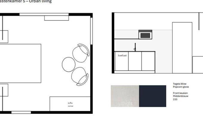 Geel Appartement | 30 m² Appartement ∙ 1 chambre ∙ 2 personnes