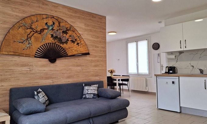 Merville-Franceville-Plage Maison | 300m from the beach, charm and tranquility in Merville-Franceville