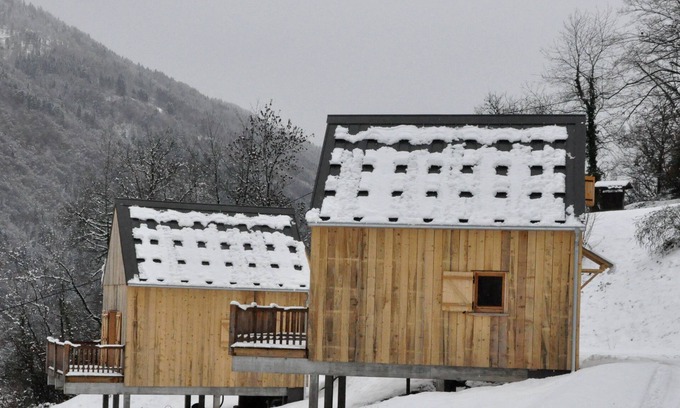 Queige Chalet De Ski | Chalet bois indépendant de 35 m² avec terrasse donnant sur la montagne