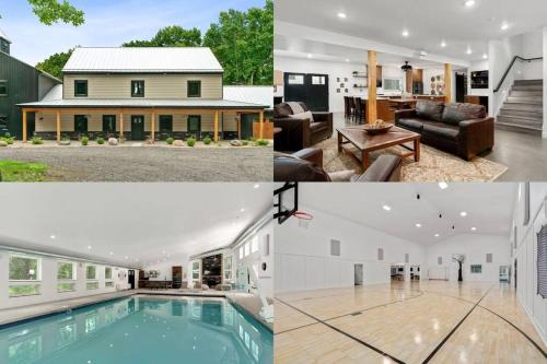 Niles Maison | 38-Acres of Luxury: 9BR, Indoor Pool, Gym, Near ND