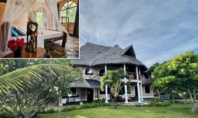 Shimoni Maison | Suite Turtle de 38m2 dans une Villa 560 m2, Vue sur l'Océan Indien