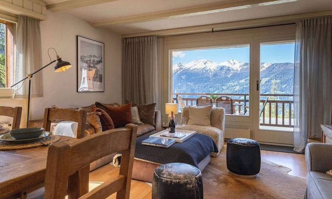 Verbier Appartement | 3BR Central Verbier with Pool, Sauna & Views