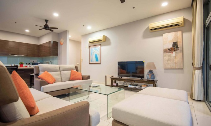 Nusajaya Appartement | 3BR Somerset Apt 2 TVs with Harbour View, Legoland
